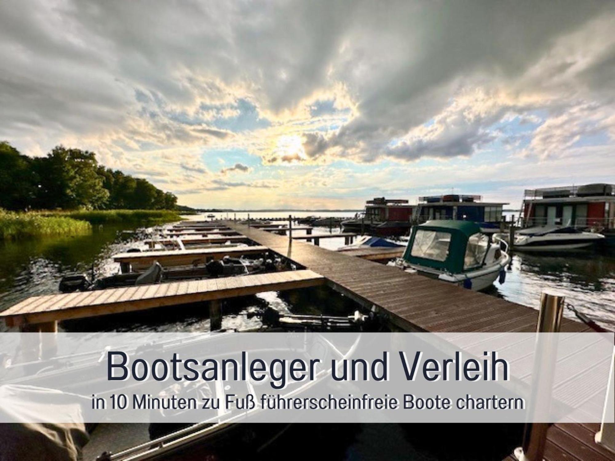 Strandhaus Mathea - Ruhige Lage Direkt Am Fleesensee - Parkplatz, Kamin, Sauna - Familienfreundlich Unter Gohren Екстер'єр фото