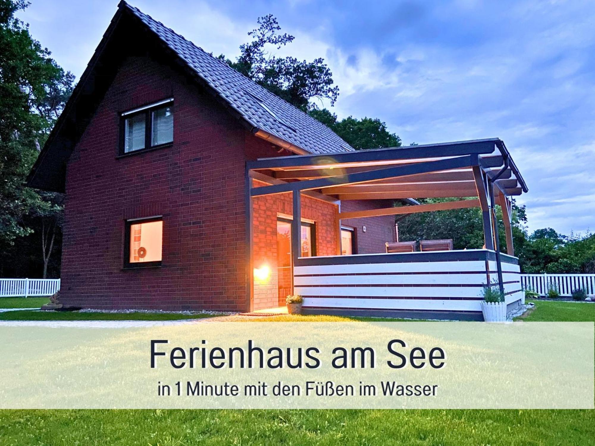 Strandhaus Mathea - Ruhige Lage Direkt Am Fleesensee - Parkplatz, Kamin, Sauna - Familienfreundlich Unter Gohren Екстер'єр фото