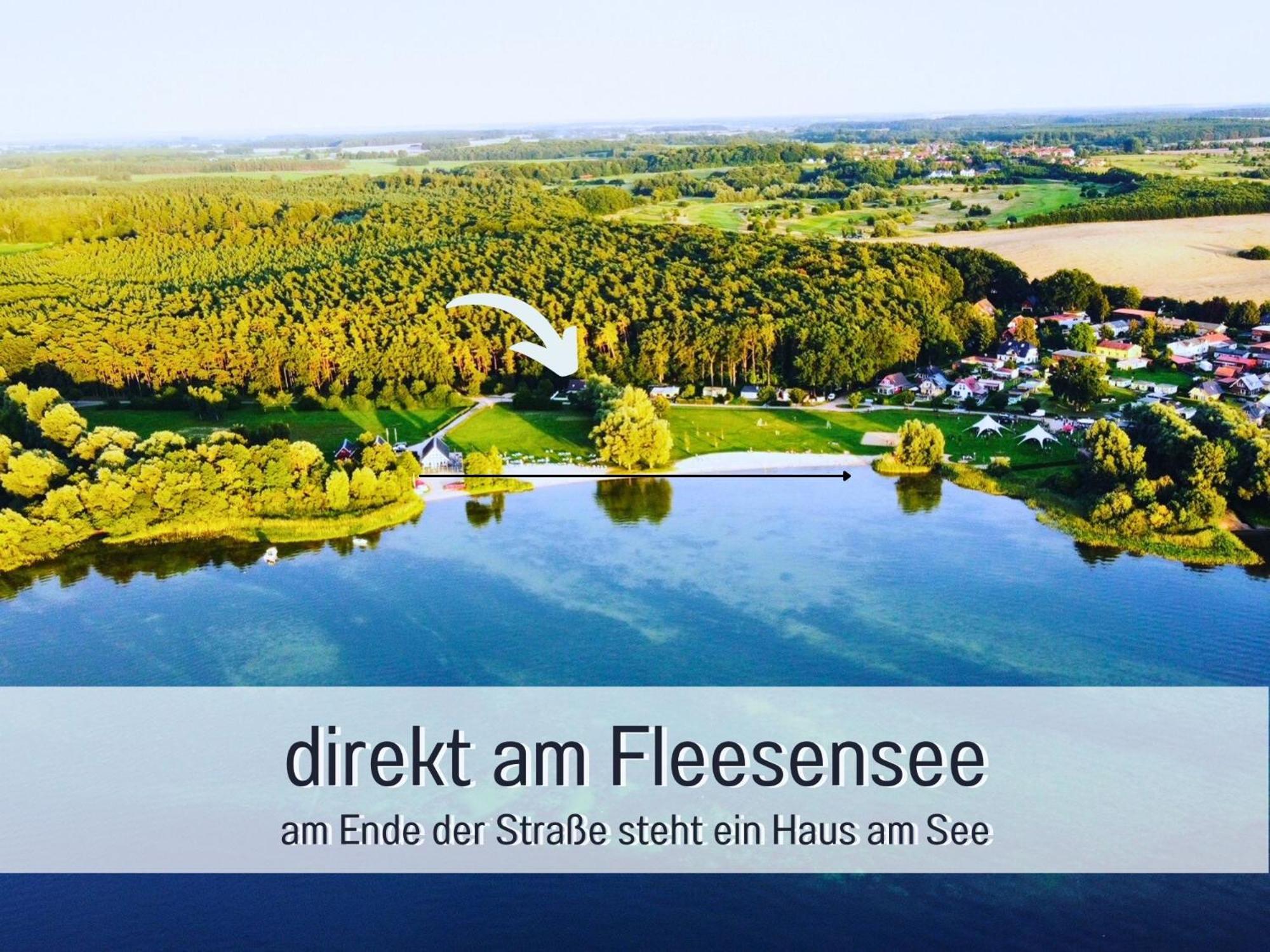 Strandhaus Mathea - Ruhige Lage Direkt Am Fleesensee - Parkplatz, Kamin, Sauna - Familienfreundlich Unter Gohren Екстер'єр фото
